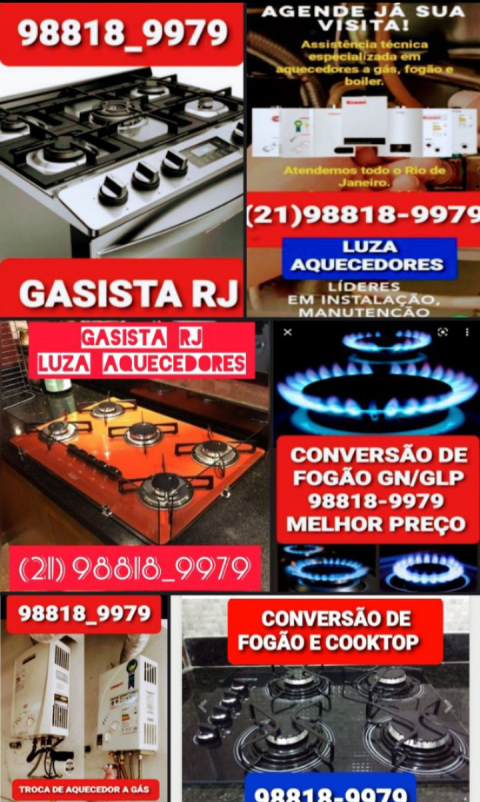 CONVERSÃO INSTALAÇÃO DE FOGÃO EM POÇO DAS CAIXAS RJ MELHOR PREÇO RJ